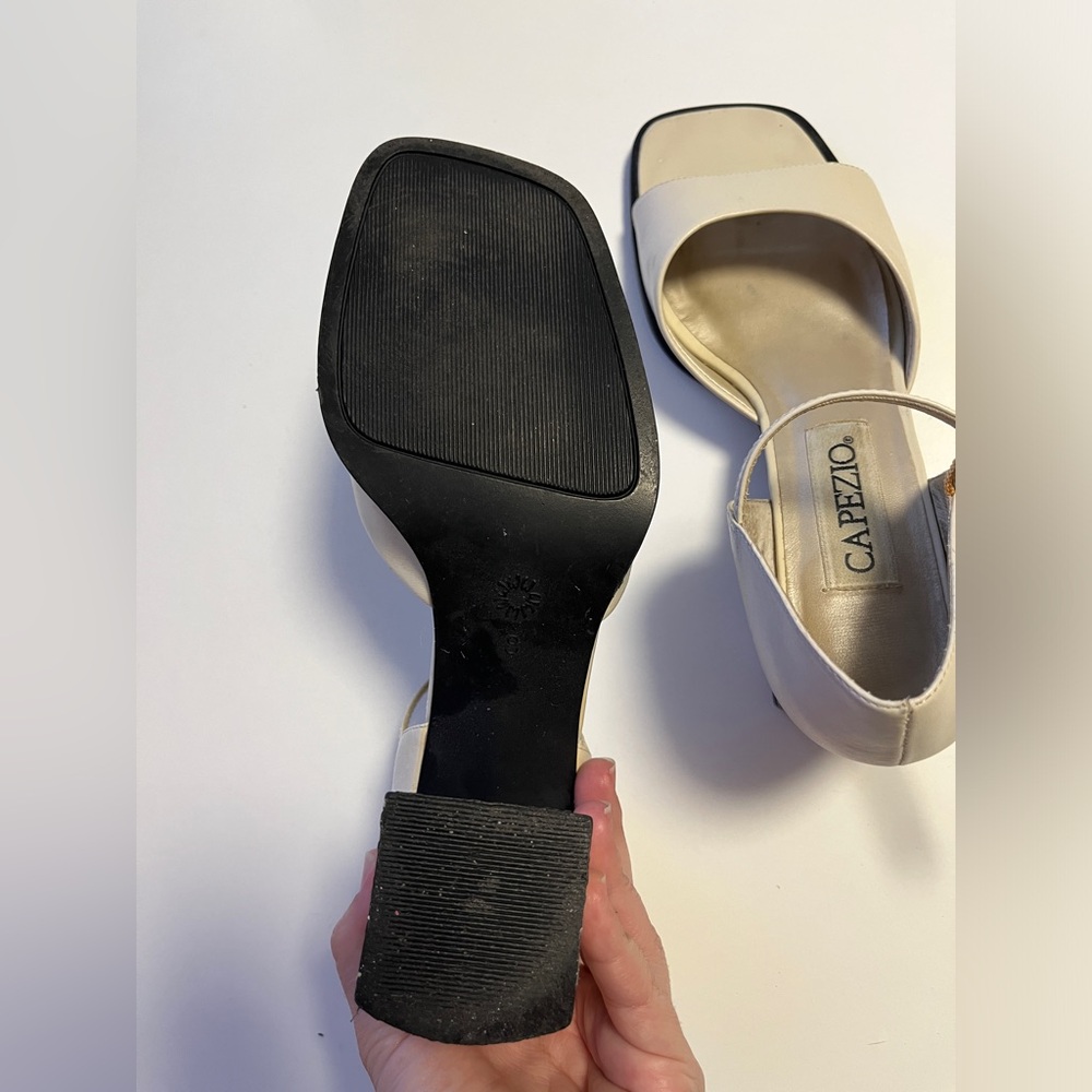 Capezio Cream Women's Heels - Picture 6 of 10